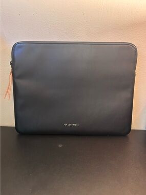 Comfyable Laptop Sleeve 13” Faux Leather Padded Slim Macbook Computer Case Pouch